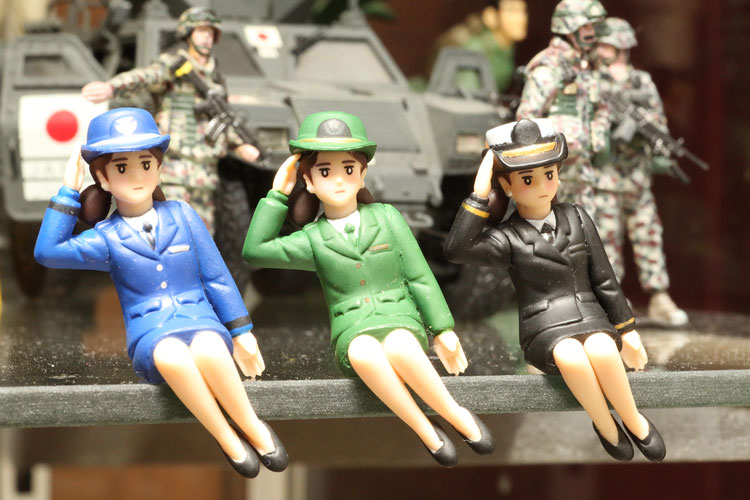 女性自衛官のフチ子